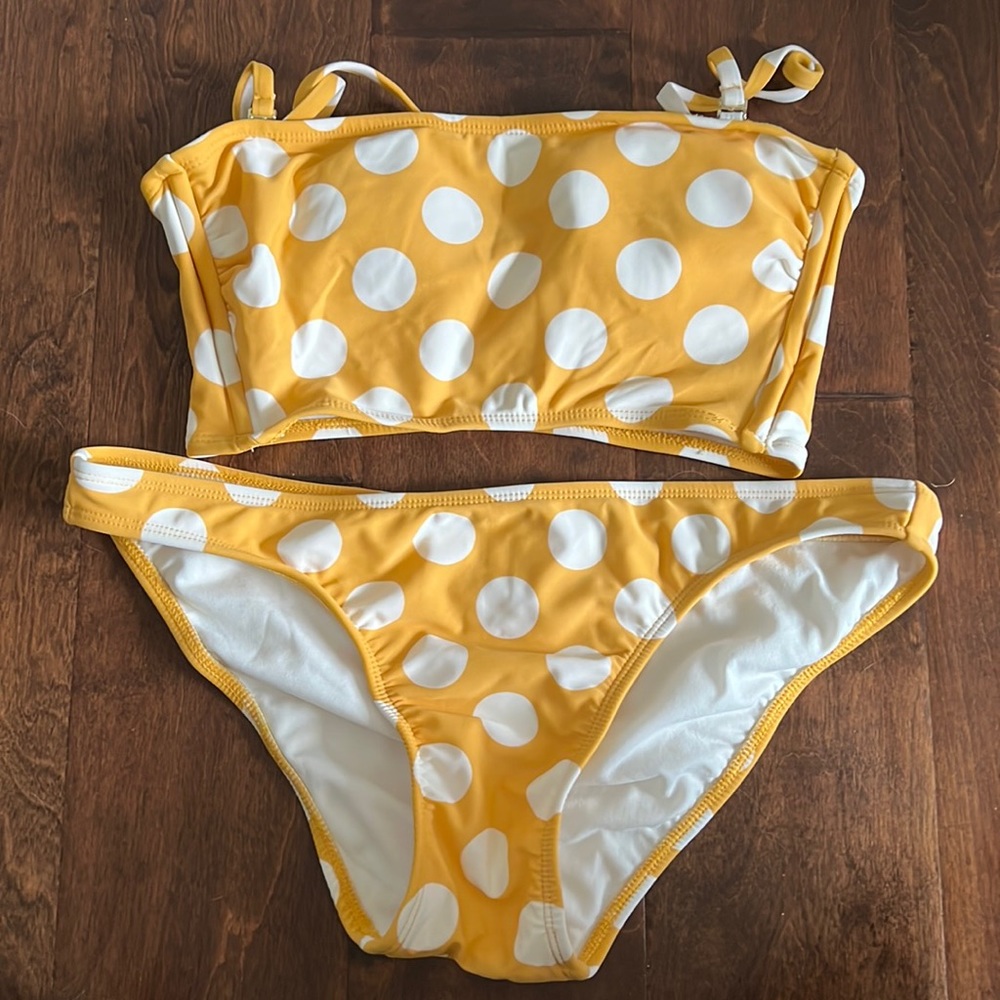 Yellow Polka Dot Bikini ☀️